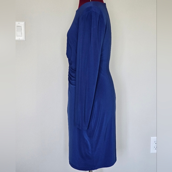 Vince Camuto Royal Blue Long Sleeve Dress - Picture 10 of 12